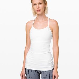 Lululemon White Power Y Top